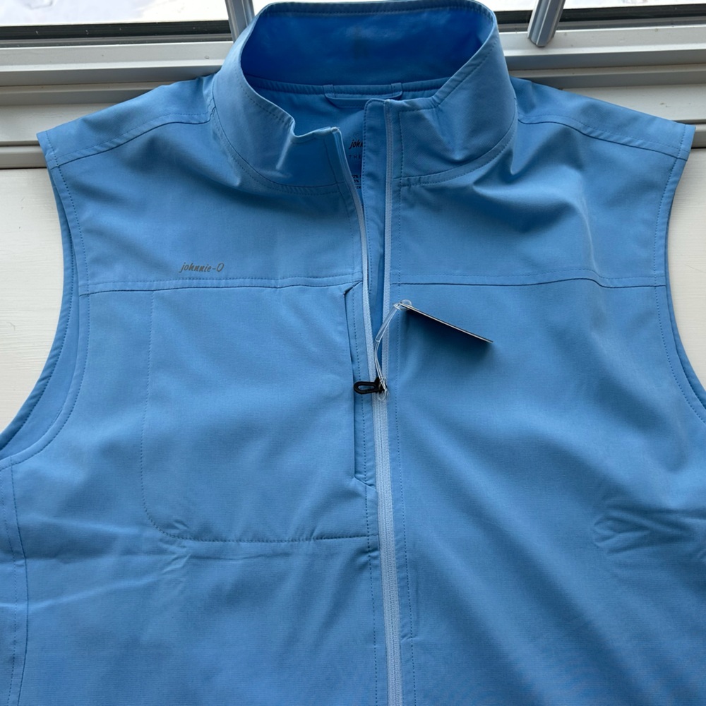 johnnie-O Light Blue Featherweight Vest